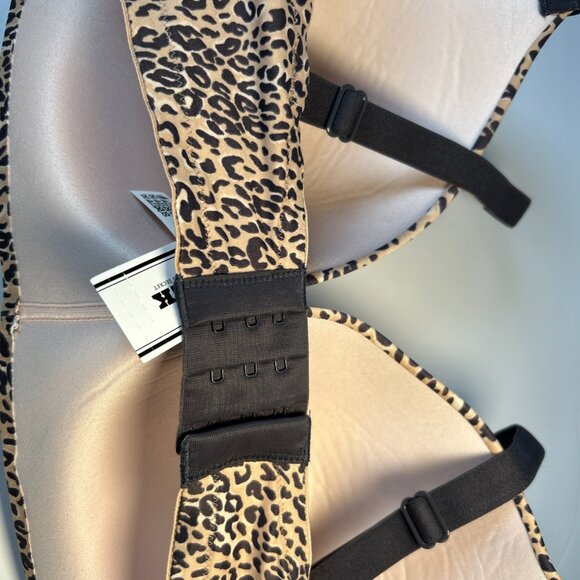 Victorias Secret Pink VS 40DD Push Up Bra Animal Print Wireless RN54867 NWT - Picture 3 of 13